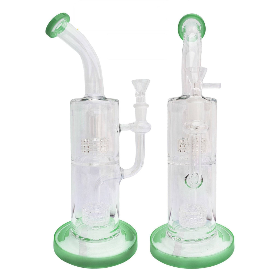 Stone Age Green Double Trim (32cm) - Stone Age Bong - BongsMart Australia