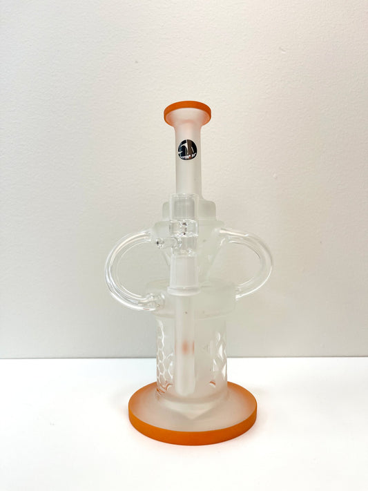 Stone Age Orange Water Pipe/Bong With Filters(22cm)(Special Edition Only 1 In Stock) - Stone Age Special Edition - BongsMart Australia