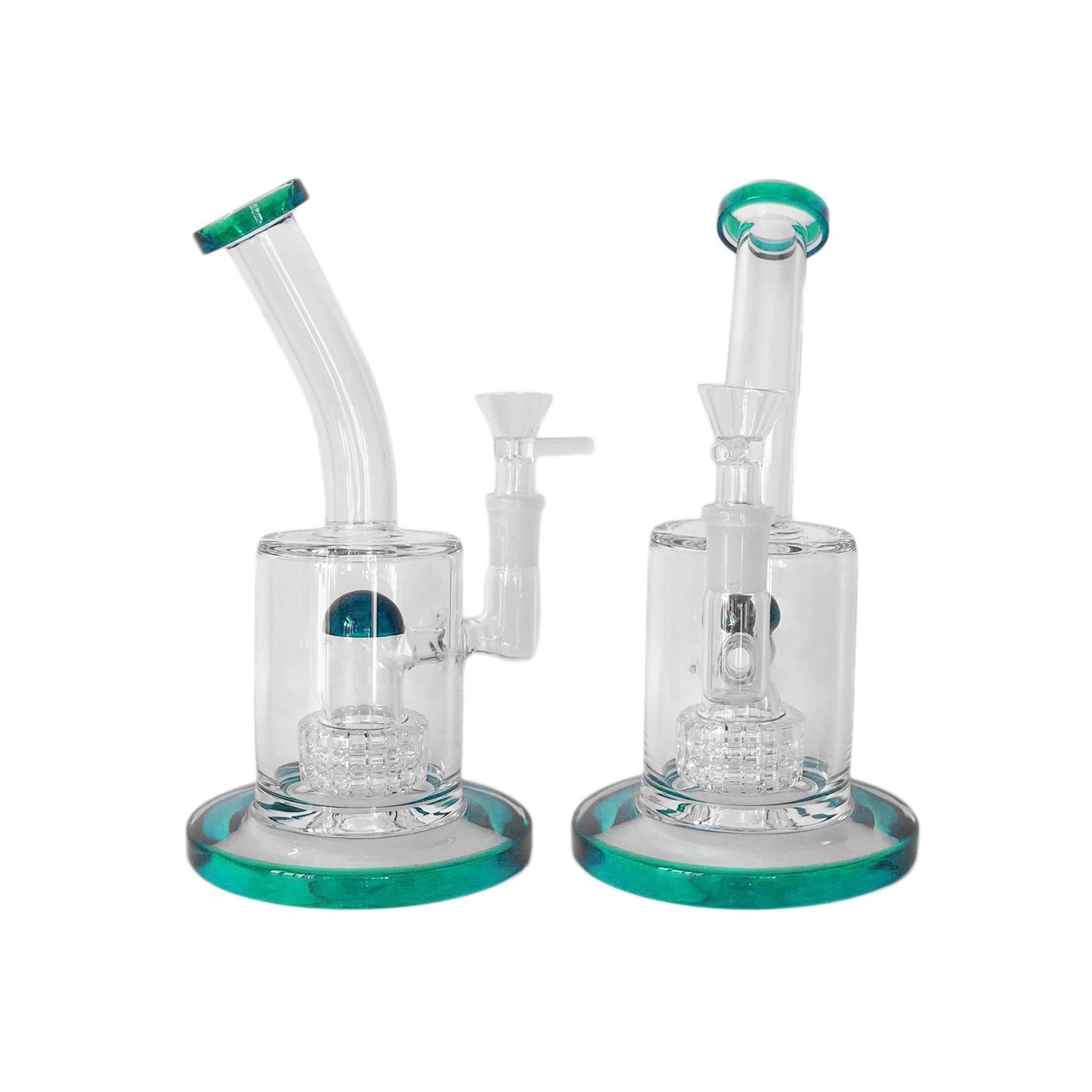 Stone Age Small Glass Bongs with Green Hat Filter (22cm) – BongsMart ...