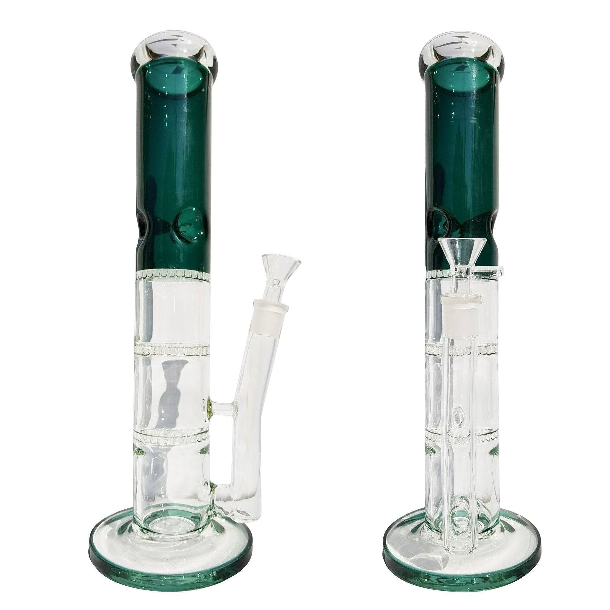Stone Age Triple Perc Waterpipe/Bong Green(35cm) Stone Age Bong